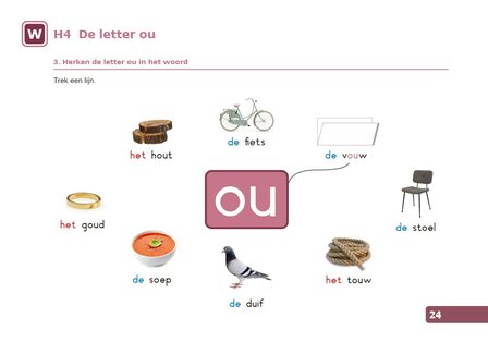 1A Letters leren 4 &ndash; Lesmateriaal (wire-O)