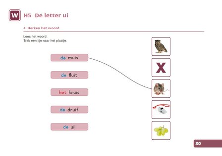 1A Letters leren 4 &ndash; Lesmateriaal (wire-O)