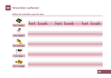 1A Letters leren 4 &ndash; Lesmateriaal (wire-O)