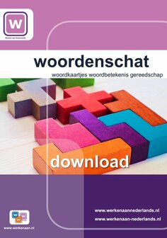 1P Woordenschat 3 - werken - woordkaartjes  