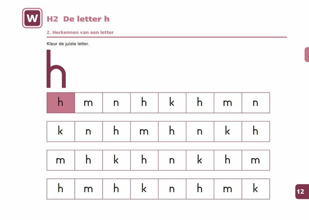 1A Letters leren 3 – Lesmateriaal (wire-O)