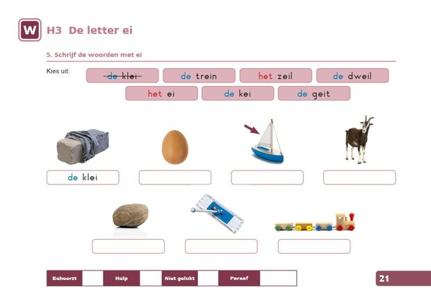 1A Letters leren 4 – Lesmateriaal (wire-O)