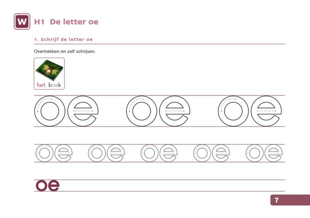 1A Letters leren 4 – Lesmateriaal (wire-O)