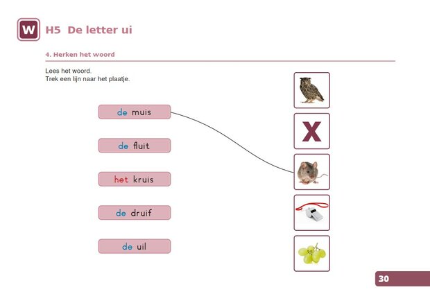 1A Letters leren 4 – Lesmateriaal (wire-O)